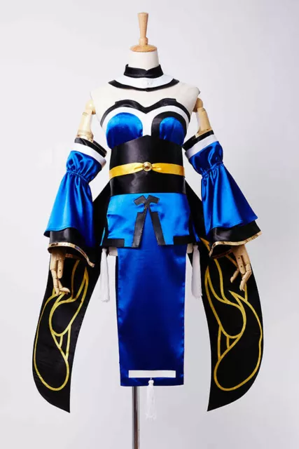 Fate/Extra CCC Caster Cosplay Tamamo no mae Costume Full Set UniformOI}