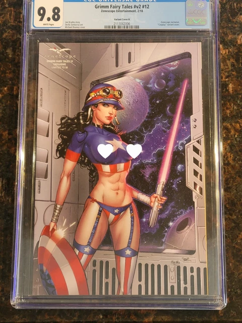 9.8 CGC Zenescope 2/18 -GRIMM FAIRY TALES #V2 #12 Variant Cover H -Limited 50