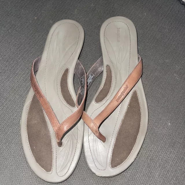 Patagonia Sandals/flip flop womens size 9 Bandha thong Brown