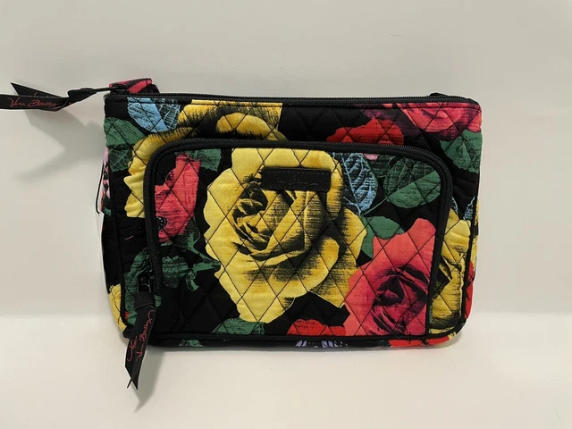 Vera Bradley Iconic RFID Little Hipster Crossbody In Havana Rose NWTs
