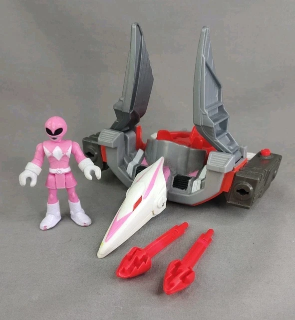 Pink Ptera Ranger Kat IMAGINEXT POWER RANGERS Pterodactyl Ptera Zord & Pink Ranger Action ...