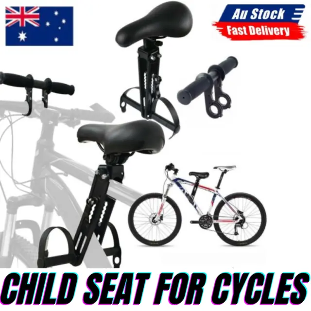 Kid Bike Front Seat Armrest Set MTB Mounted Child Top Tube Bicycle Detachable AU