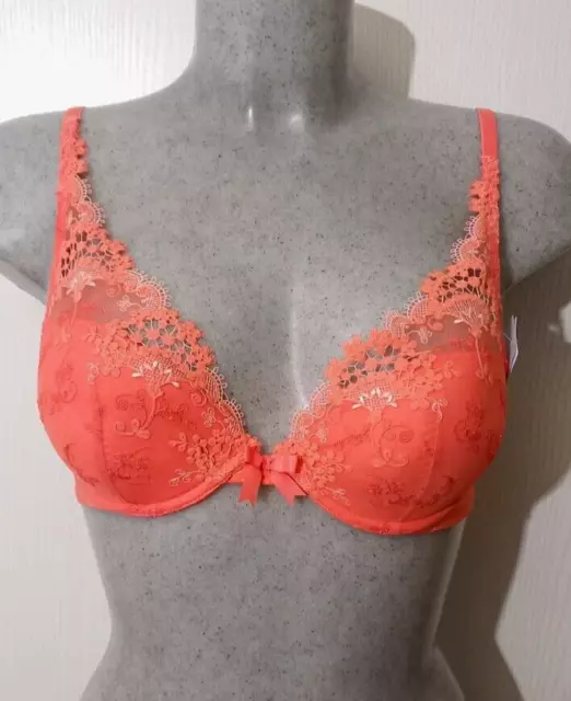 Simone Perele 12B347 Wish Soutien Gorge Push-Up Fr85C-Eu70C-Us32C Corail