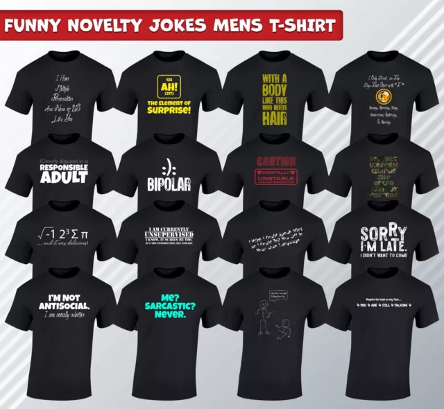 Mens Funny T-Shirts novelty t shirts joke t-shirt clothing birthday tee