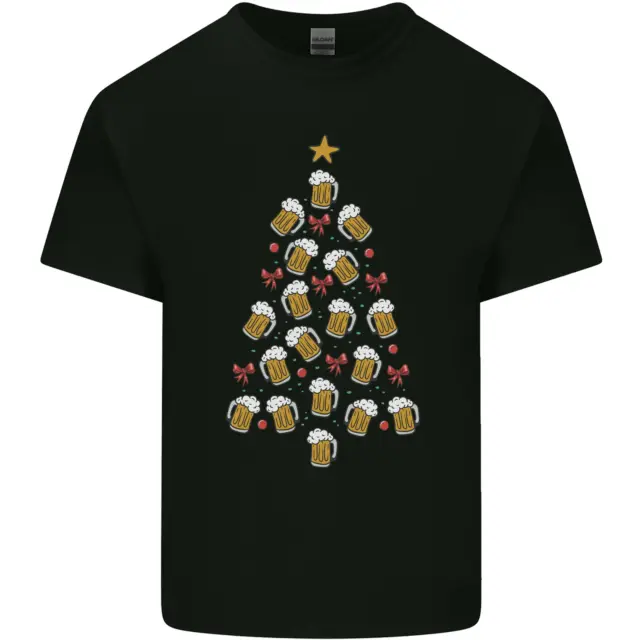 Beer Christmas Tree Kids T-Shirt Childrens