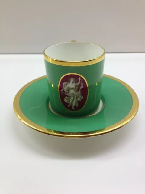 4 Minton Art Deco Demitasse Cups & saucers