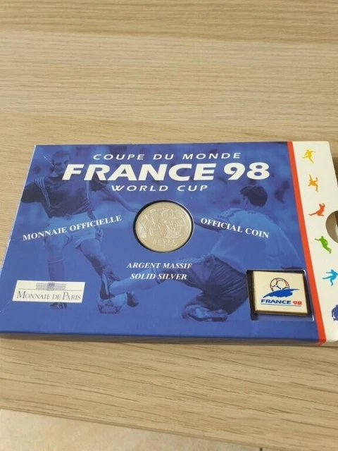 Grand Fanion France - Brésil Coupe Du Monde 1998 - Vintage Football Pennant