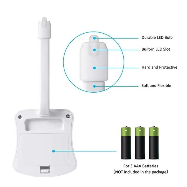 LED TOILET BATHROOM Night Light PIR Motion Activated Seat Sensor 8Color ...