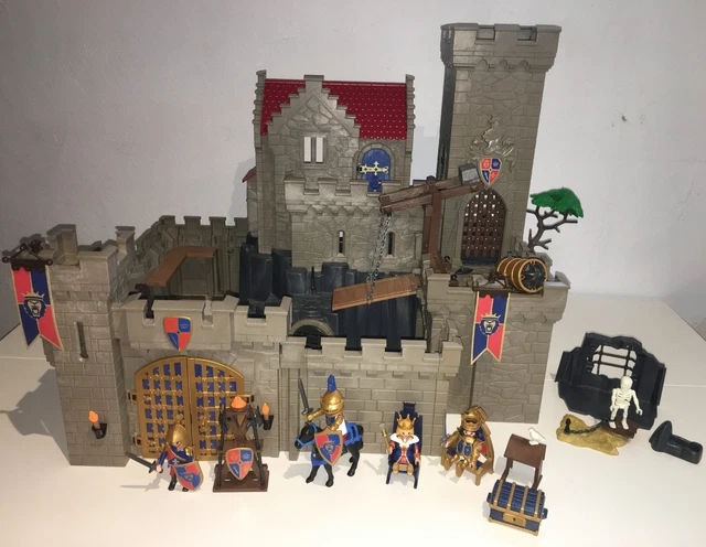 Playmobil 4517 - Chevalier Du Lion (Chevaliers Noir), Figurine Collection Ou Jeu