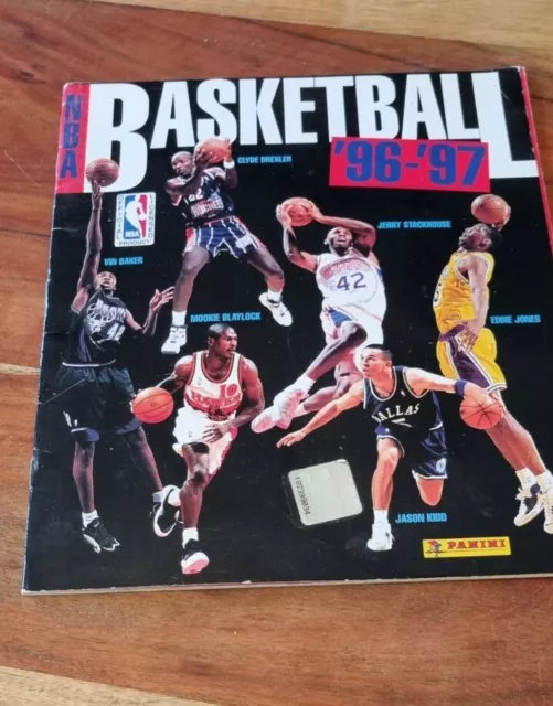 Nba Panini Basketball 96 97   Sticker Album