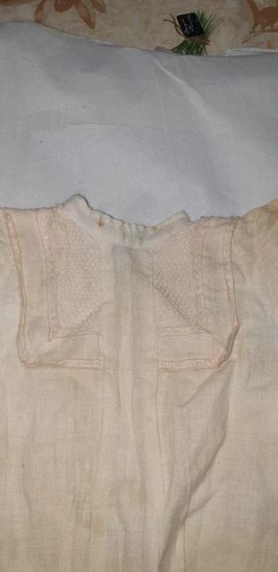 poupée ancienne : très belle robe ancienne de presentation de poupée 3