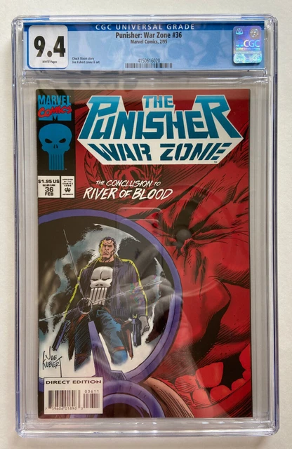 Marvel Comics The Punisher War Zone Vol 1 #36 1995 CGC 9.4