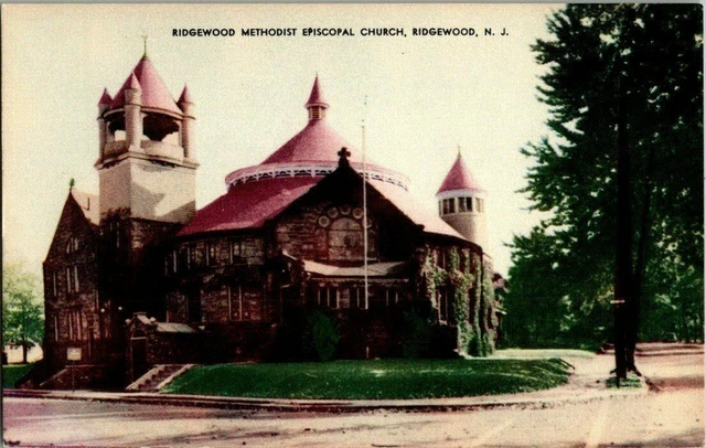 1930'S. Ridgewood, Nj. Methodist Episcopal Church. Postcard Upa20