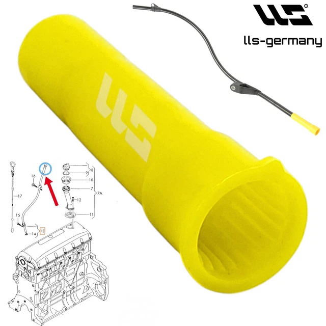 LST Ölpeilstab Für 1.9/2.0 TDi/SDi Motoren - 560 Mm Orange