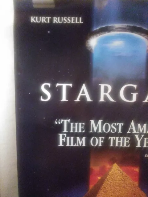 Stargate Single Kurt Russell James Spader S/S Original 27x41 Movie Poster 1994 2