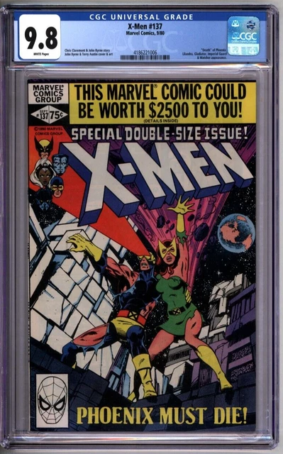 X-Men 137 CGC Graded 9.8 NM/MT Death Of Phoenix Marvel Comics 1980