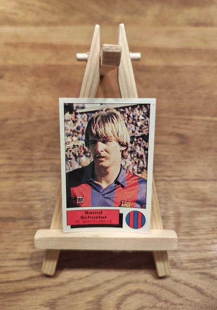 Carte Chromo Originale Bernd Schuster (Allemagne/FC Barcelone) - Ediciones Este 1985 - Retro Liga
