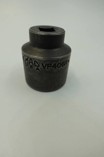 Mac Tools VP406R 1-1/4'' SAE 1/2" Drive 6 Point Shallow Impact Socket USA