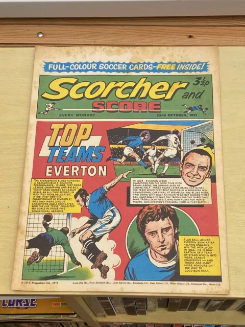 Scorcher and Score Comic - 23rd October 1971