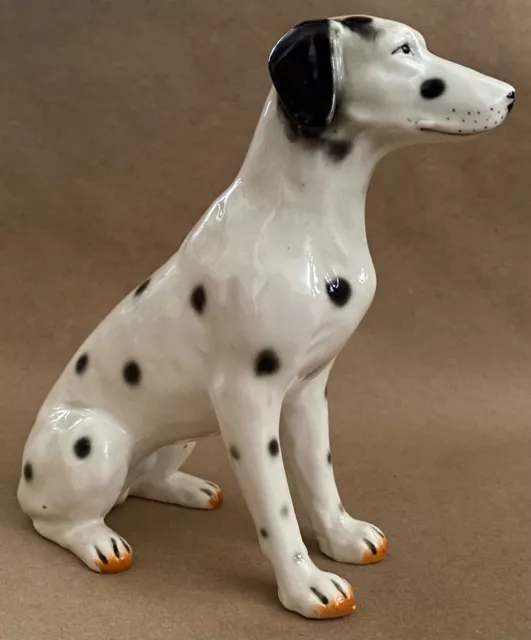 Vintage Dalmatian Dog Figurine Made In Japan Rare Animal Collectible