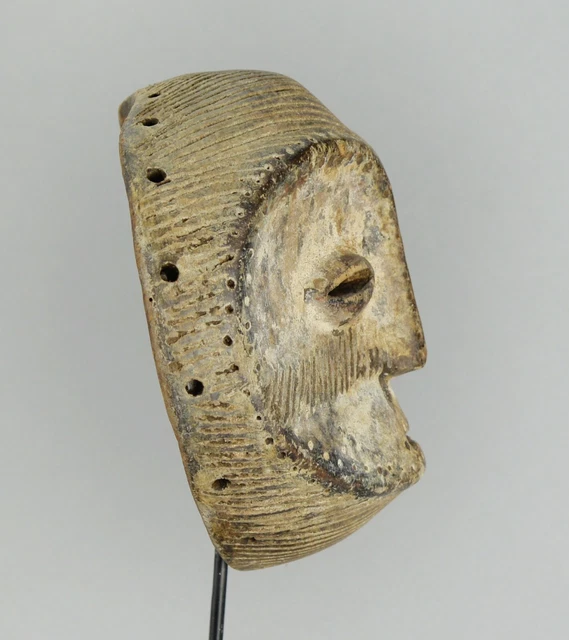 LEGA Wood idimu Mask Bwami Cult Congo Zaire DRC African Tribal Art 1264 7