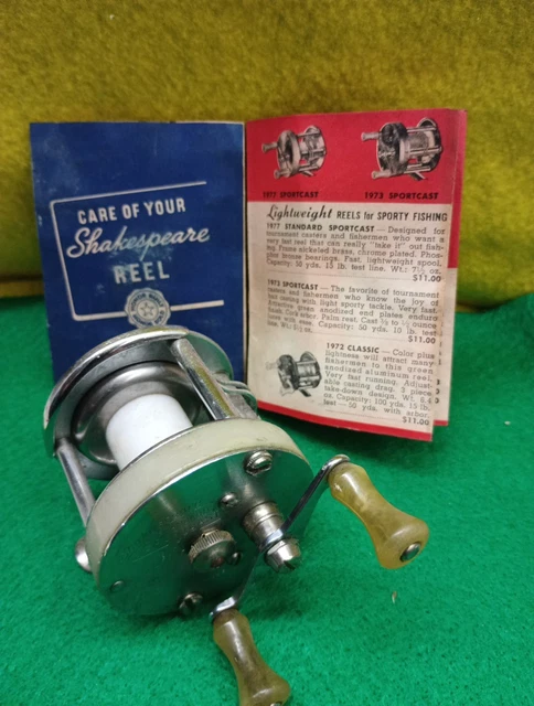 VINTAGE SHAKESPEARE STANDARD Sportcast 1977 model GD Casting