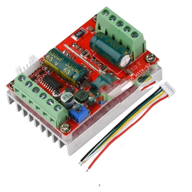 DC 12V/24V/48V BLDC 6-60V 400W/3 Controllore motore brushless fase scheda guida