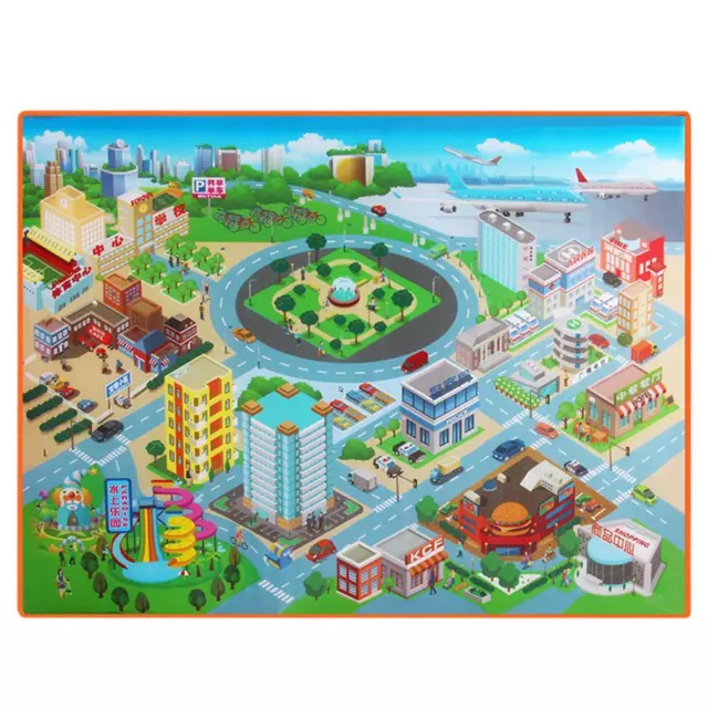 Base arrampicata mappa percorso, Baby Kids Route Map Crawling Pad 120 cm impermeabile