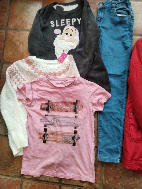 Girls clothes bundle age 9 10 years tops   jeans coat Jumper NEXT M&S incl BNWT 2