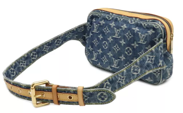 Louis-Vuitton-Monogram-Denim-Bum-Bag-Waist-Bag-Blue-M95347