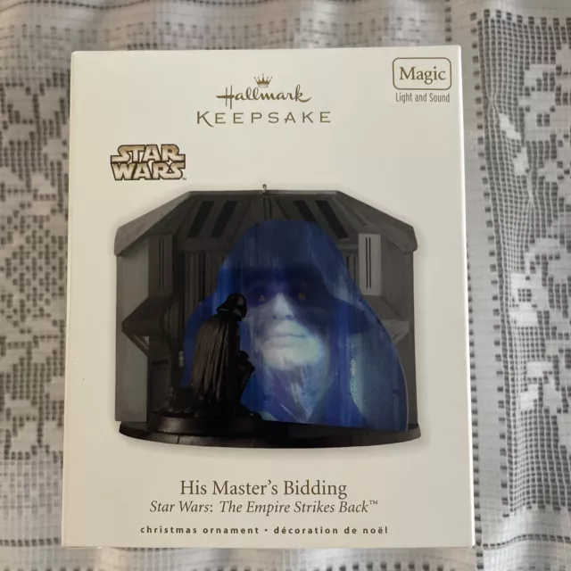 2010 Hallmark Keepsake Magic Star Wars His Masters Bidding Empire Strikes Back