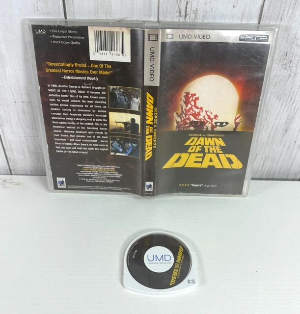 RARE GEORGE A. Romero 1978 Original Dawn of the Dead UMD For Sony PSP £ ...