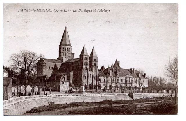 (S-120102) FRANCE - 71 - PARAY LE MONIAL CPA      BOURGEOIS Fr�ï�¿�½�Â�res  ed.