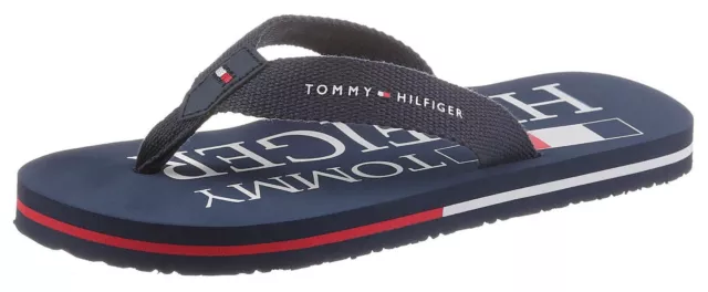 Tommy Hilfiger Zehentrenner mit Logoschriftzug , Gr. 28