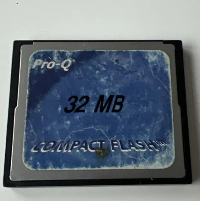 32MB Compact Flash Card ( 32 MB CF Karte ) Pro-Q gebraucht