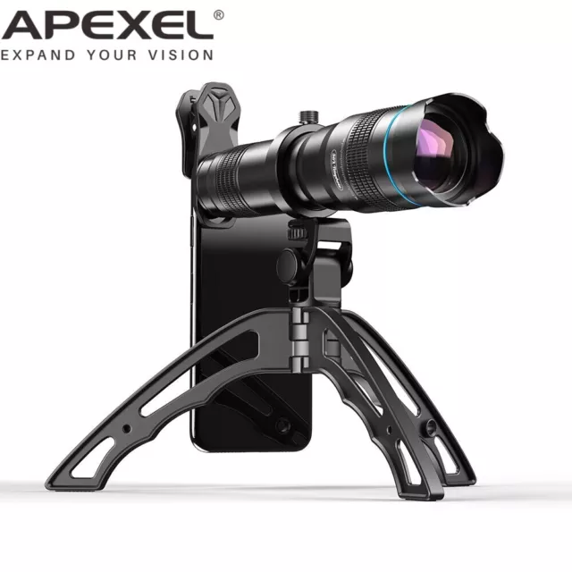 APEXEL HD 36X Telephoto/Mobile Phone Lens+Tripod for iPhone and Most Smartphone