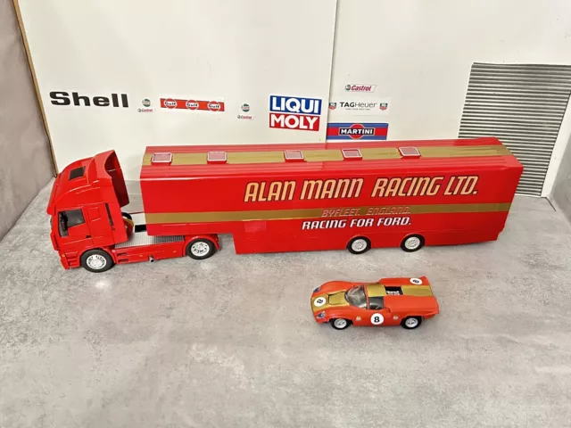 Alan Mann Racing Ltd - Byfleet England- Sports Car Transporter 1/43 Scale Superb