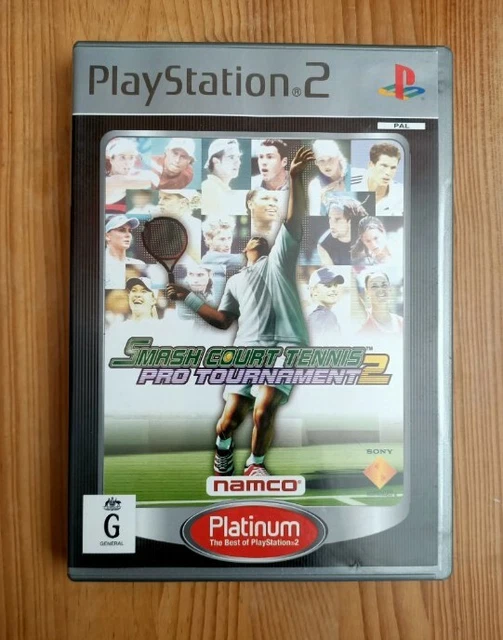 Smash Court Tennis Pro Tournament 2  Sony PlayStation 2 Platinum / PS2 game VGC