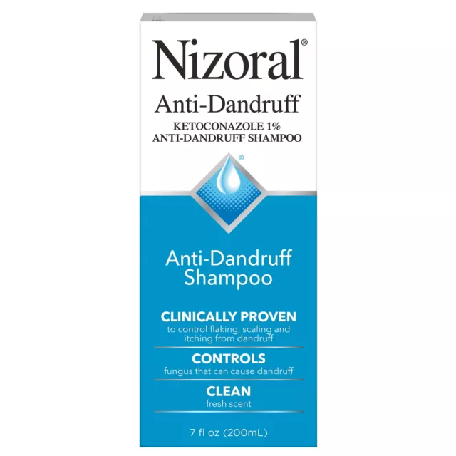 Nizoral Anti-Dandruff Shampoo with 1% Active , Fresh Scent, 7 Fl Oz