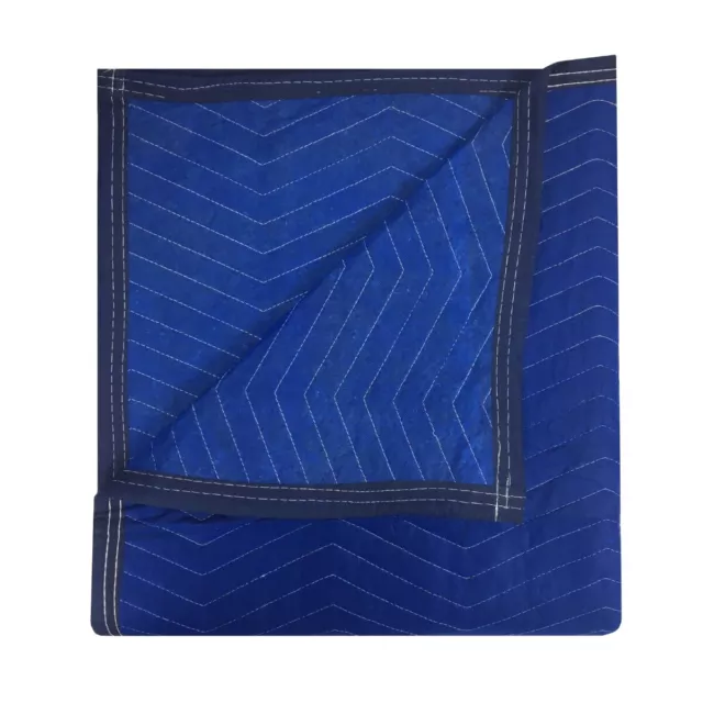 UBMOVE Pro Economy Moving Blankets (4 Pack) 35lbs/doz 2.92lb/ea 72"x80" Blue 3