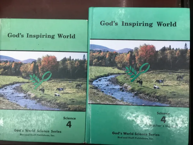 Rod and Staff Science Grade 4 God's Inspiring World Teacher and Student Book