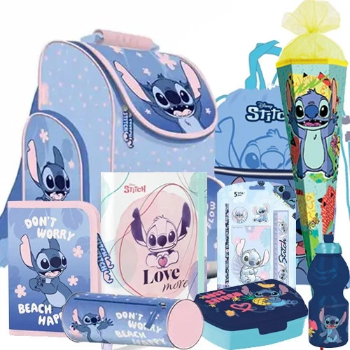 Scooli Ranzen-Set 10-teilig DISNEY STITCH Schulranzen-Set Scooli Ranzen-Set 10-teilig DISNEY STITCH Schulranzen-Set