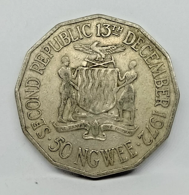 Zambia 50 ngwee 1972