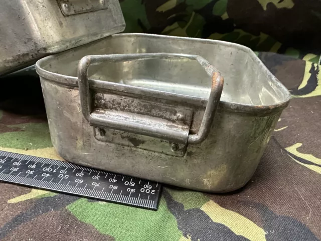 Original WW2 British Army Soldiers Mess Tin Set - Used Original 2