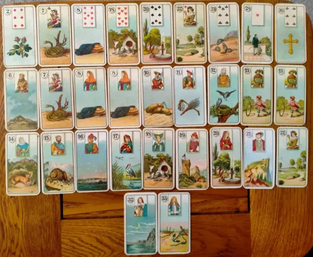 Carreras Fortune Telling Cards 1926, Card Inset & Head Inset Singles Choose Card