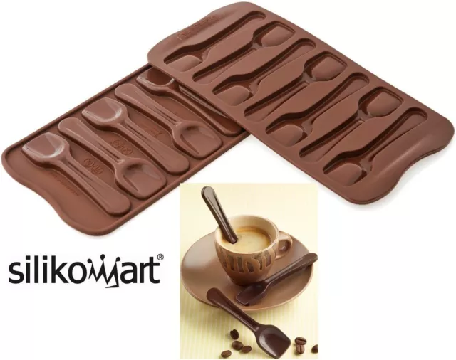 Stampo Cioccolatini In Silicone N.7 Choco Spoons - Cucchiaini Linea Silikomart