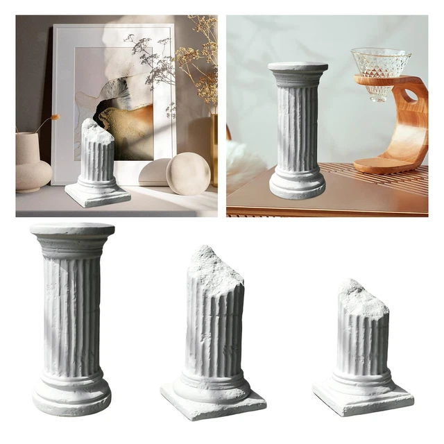 Yardwe 6 Pièces Mini Piliers Romains En Résine - Décoration Grecque Classique
