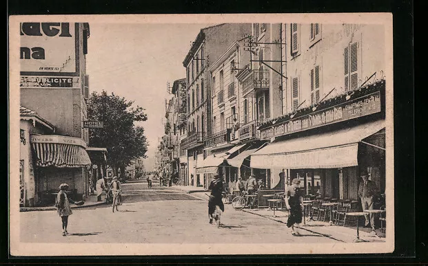 CPA Le Teil, Avenue de la Gare