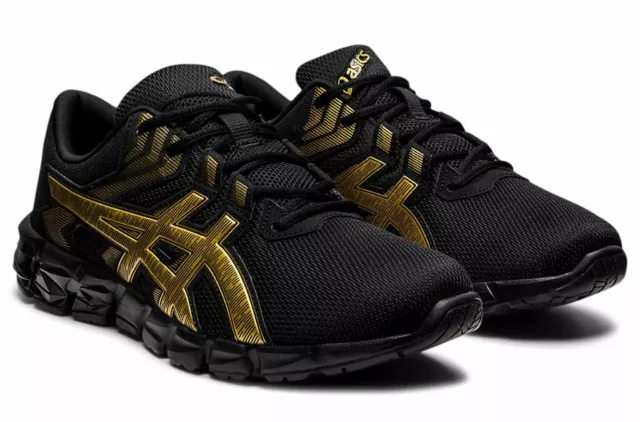 Asics Gel Quantum 90 2 Running Shoes Trainers Black Gold UK 10  EU 45.5  US 11