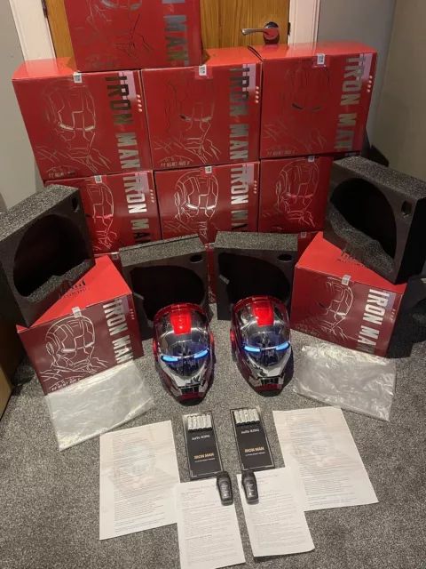 Iron Man Helmet MK5 AutoKing UK Seller🇬🇧 Upgraded model available ⭐️